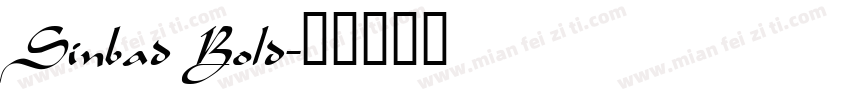 Sinbad Bold字体转换